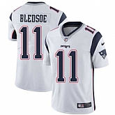 Nike New England Patriots #11 Drew Bledsoe White NFL Vapor Untouchable Limited Jersey,baseball caps,new era cap wholesale,wholesale hats